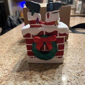 Bath & Body Santa hand soap holder